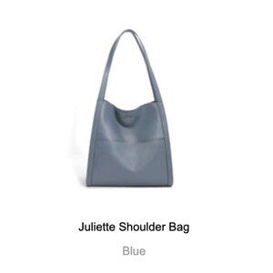 Maison de Beauté Marseille Juliette Leather Tote (Blue) - MOVING SALE